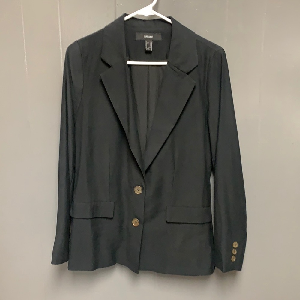 Forever 21 black blazer SZ M